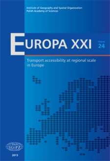 Transport accessibility at regional scale