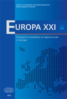 Accessibility patterns: West Mediterranean case study