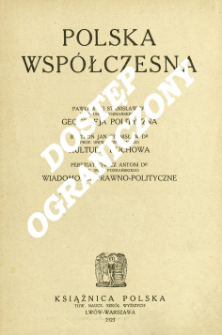 Polska wsp&oacute;łczesna