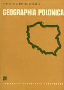 Geographia Polonica 21 (1972)