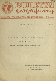 Katalog jezior polskich. Z. 1, Jeziora Pomorskie w lewym dorzeczu Wisły