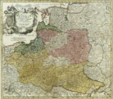 Regni Poloni&aelig; Magnique Ducatus Lithuani&aelig; : nova et exacta tabula ad mentem Starovclcii[!] descripta