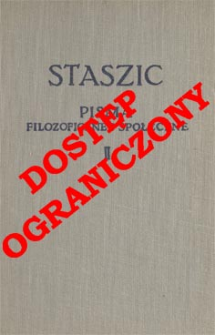 Pisma filozoficzne i społeczne. T. 2