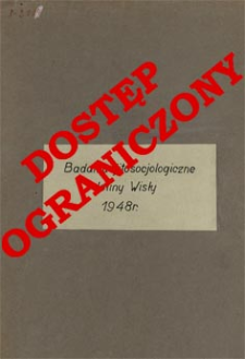 Sprawozdanie z badań fitosocjologicznych w dolinie Wisły. Odcinek Solec - Zawichost