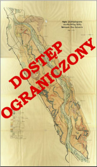 Mapka fitosocjologiczna odcinka doliny Wisły. Warszawa - G&oacute;ra Kalwaria : skala 1:25 000