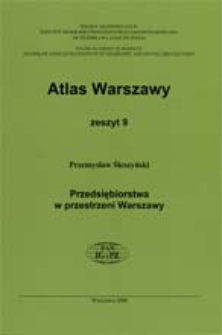 Przedsiębiorstwa w przestrzeni Warszawy