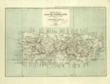 Mapa de la isla de Puerto-Rico