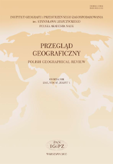 Przegląd Geograficzny T. 87 z. 1 (2015), Kronika
