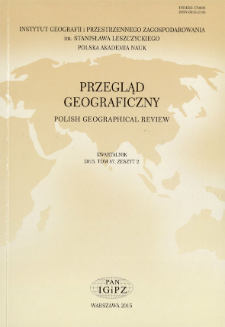 Przegląd Geograficzny T. 87 z. 2 (2015), Kronika
