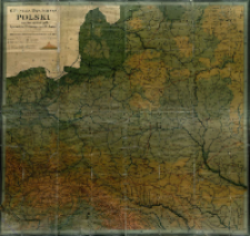G. Freytaga mapa ścienna Polski i krajów ościennych