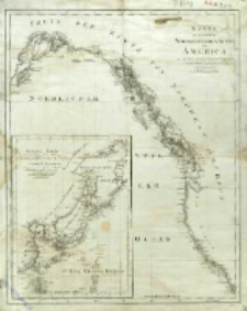 Karte von einem Theil der Nordwestlichen K&uuml;ste von America : zu der Reise des Capit George Vancouver in den Jahren 1792, 1793 ung 1794