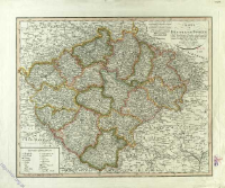 Charte vom K&ouml;nigreich B&ouml;heim : nach murdochischer Projection entworfen, nach den neuesten und zuverl&auml;ssigsten astronomischen Ortsbestimmungen berichtiget, und revidiret auf der Seeberger und Prager Sternwarte