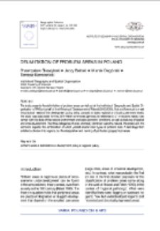 Delimitation of problem areas in Poland