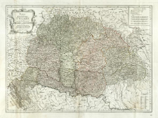 Karte von dem Königreiche Ungarn mit den Königreichen Kroatien und Sklavonien und dem Grossfürstenthum Siebenbürgen