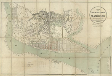 Plan of the town & cantonment of Rangoon