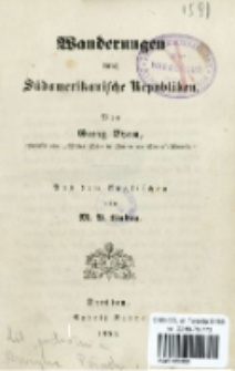 Wanderungen durch S&uuml;damerikanische Republiken