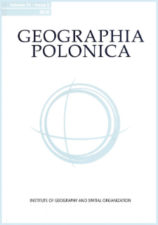 Geographia Polonica Vol. 91 No. 4 (2018), Contents
