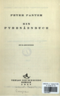 Ein Pyren&auml;enbuch