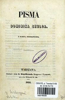 Pisma Dominika Szulca.