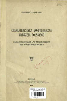 Charakterystyka morfologiczna wybrzeża polskiego