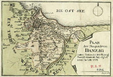 Plan der Bloquade von Danzig unter Commando des K&ouml;nig. Preuss General Maj. v. Egloffstein im Iahr 1783