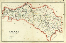 Galicya stan dr&oacute;g w r. 1893 : [mapa]