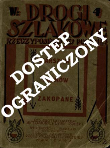 Drogi szlakowe Rzeczypospolitej Polskiej. Szlak nr. 4, [Warszawa-Krak&oacute;w-Zakopane] / [tekst przewodnika napisał Mieczysław Orłowicz]