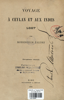 Voyage à Ceylan et aux Indes 1887