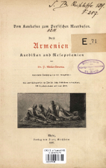 Vom Kaukasus zum Persischen Meerbusen : durch Armenien, Kurdistan und Mesopotamien
