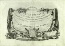 Atlas portatif &agrave; l'usage des coll&egrave;ges, pour servir &agrave; l'intelligence des auteurs classiques