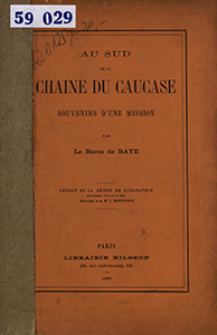 Au sud de la chaine du Caucase : souvernirs dʹune mission