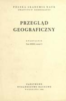 Przegląd Geograficzny = Revue Polonaise de G&eacute;ographie = Polish Geographical Review