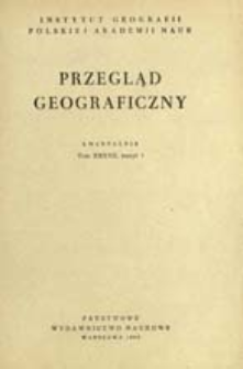 Przegląd Geograficzny T. 37 z. 1 (1965)