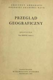 Przegląd Geograficzny T. 38 z. 3 (1966)