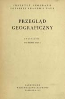 Przegląd Geograficzny T. 39 z. 1 (1967)