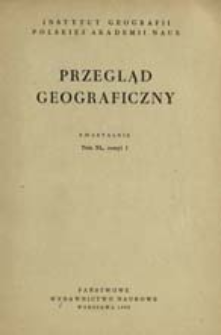 Przegląd Geograficzny T. 40 z. 1 (1968)