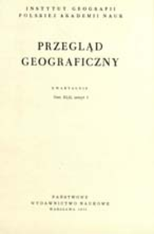 Przegląd Geograficzny T. 42 z. 1 (1970)