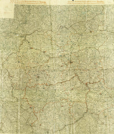 Kaiserlich Deutsches Generalgouvernement Warschau mit dem angrenzenden K.u.K. Millit&auml;rgeneralgouvernement in Polen