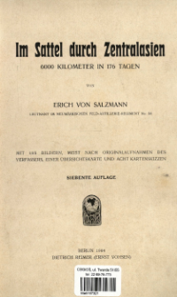 Im Sattel durch Zentralasien : 6000 Kilometer in 176 Tagen