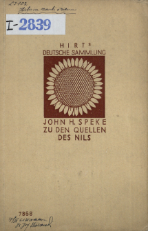 Zu den Quellen des Nils