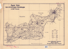 Powiat pilski : mapa administracyjna i komunikacyjna w skali 1:100.000