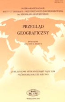 Przegląd Geograficzny T. 75 z. 4 (2003)