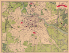 Plan miasta Wrocławia z alfabetycznym spisem ulic, plan&oacute;w, most&oacute;w i dzielnic