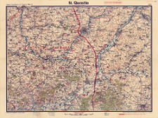 Paasche's Spezialkarten der Westfront (Belgien und Frankreich) : Maßstab 1:105 000. Blatt 4, St. Quentin