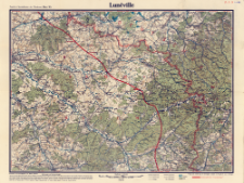 Paasche's Spezialkarten der Westfront (Belgien und Frankreich) : Maßstab 1:105 000. Blatt 10, Lunéville