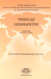Przegląd Geograficzny T. 75 z. 1 (2003)