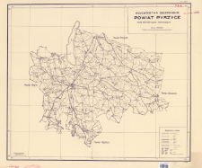 Wojew&oacute;dztwo szczecińskie, powiat Pyrzyce : mapa administracyjna i komunikacyjna : skala 1:100 000