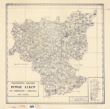 Wojew&oacute;dztwo lubelskie : powiat Łuk&oacute;w : mapa administracyjna i komunikacyjna skala 1:100 000