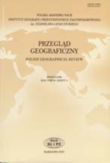 Granica w badaniach geograficznych - definicja i pr&oacute;ba klasyfikacji = Border in geographical research studies - definition and an attempts at its classification