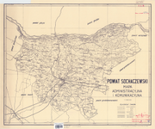 Powiat sochaczewski : mapa administracyjna i komunikacyjna 1:100 000